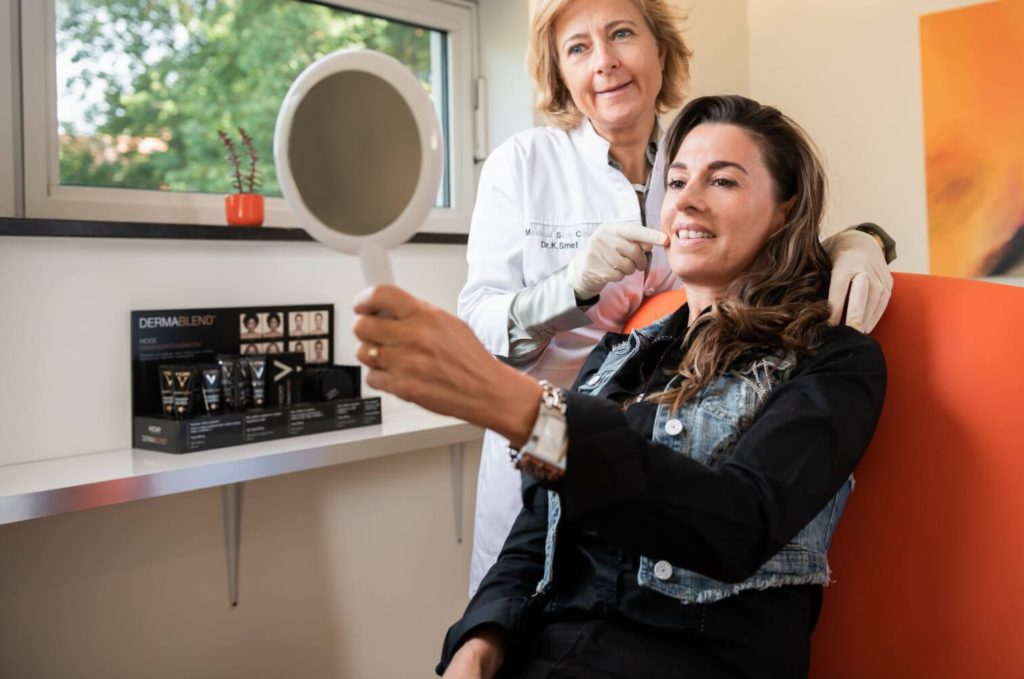 Kost prijs voor Filler behandeling dermatoloog Gent Dr. K. Smet